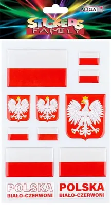 Produktbild von Prägeetiketten in den Nationalfarben, 14x21 cm