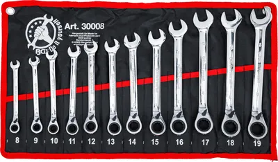 Produktbild von BGS technic Ratchet Combination Wrench Set, 1,63 kg