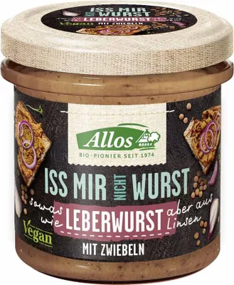 Produktbild von Iss mir nicht Wurst - Leberwurst mit Zwiebeln 135g