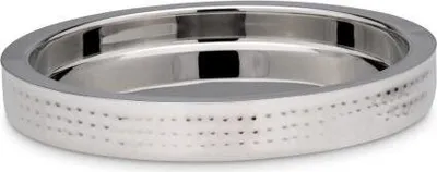 Produktbild von Tablett, rund, gehämmert, Ø 37,0 cm, H 5 cm
