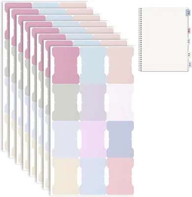 Obrázok produktu pre Sticky Index Tabs 96 kusov, samolepiace, pastelové farby, 2.5 cm x 1.8 cm, na označovanie a klasifikáciu