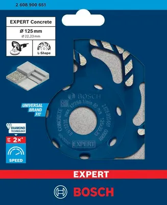 Produktbild von EXPERT Concrete Topfscheibe, 125x22,23x4,5 mm