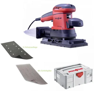 Produktbild von Mafell Schwingschleifer UVA 115 E + Schleifmittel Abranet P120 40 Stück 1P0185