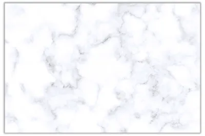 Produktbild von Wallario Küchenrückwand aus Glas, Größe: 90 x 60 cm, Motiv: Weiße Marmor-Optik | Spritzschutz | abwischbar | pflegeleicht | in