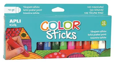 Produktbild von APLI Kids 14228, 3 Jahr(e), Schwarz, Blau, Braun, Grün, Lila, Orange, Rot, Rose, Weiß, Gelb