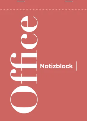 Produktbild von Clairefontaine 10x Notizblock Office A4, 50 Bl kariert 70g, rosa Deckel 18353SC