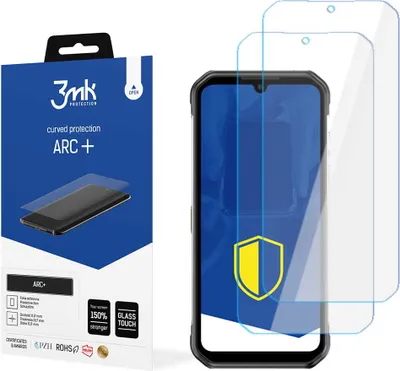 Produktbild von 3mk Display Schutzfolie ARC+ für Ulefone Armor 11 5G  0,17mm Self-Heal (2 Stück)