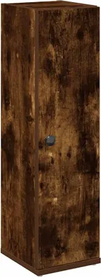 Immagine prodotto di vidaXL Mobile da bagno con rotelle in rovere fumé 20,5x22x72 cm