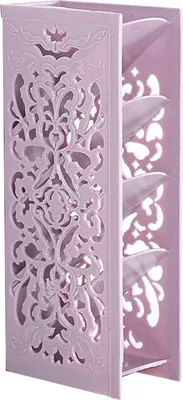 Image de Boîte de rangement à quatre compartiments en plastique pour bureau, organiseur de fournitures de bureau, porte-valise, décoration (violet)