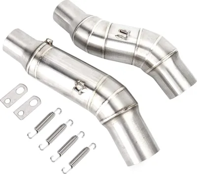 Produktbild von Motorrad-Auspuff-Mittelrohr aus Edelstahl, passend für Kawasaki Z1000 2010–2016