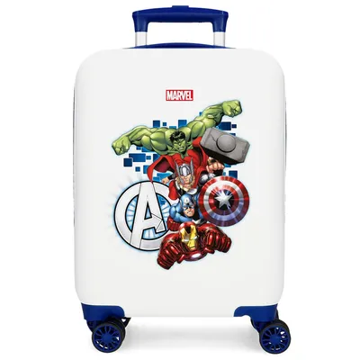 Produktbild von Joumma Bags Kinder Koffer Trolley Kinderkoffer Marvel Avengers Weiß Blau