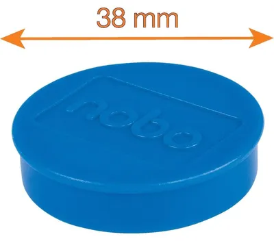 Produktbild von Nobo 1915306, Tafelmagnet, Blau, 38 mm, 20 mm, 38 mm, 190 mm