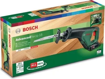 Produktbild von BOSCH AdvancedRecip 18 Akku-Reciprosäge, 18V, Inkl. 2,5Ah Akku, Vibrationsarm
