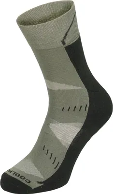 Produktbild von Trekkingsocken "Arber" gepolsterte Sohle, oliv, Größe 39-41
