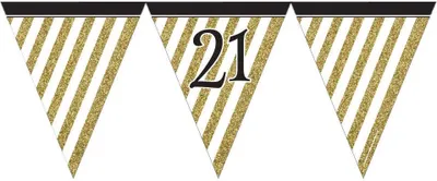 Produktbild von Magical 21st Birthday Wimpelkette 3,7m