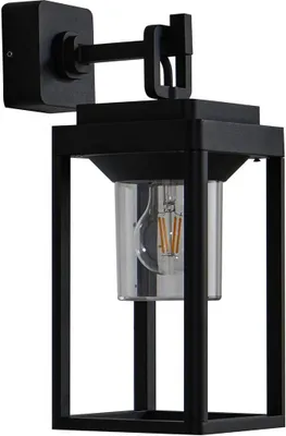 Produktbild von Lucande Außenwandleuchte Milanka, 43 cm, schwarz, IP65, E27