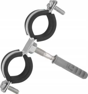 Obrázek produktu pro GEKO Objímka na trubky dvojitá 3/4" 26-30 mm s gumovou vložkou, dva šrouby G17282