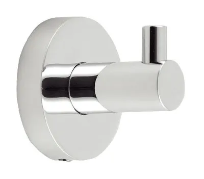 Produktbild von OMEGA Hakenkleiderbügel aus Chrom 5,5x5,5x5cm BEMETA Ihre Auswahl: Ohne Kleber,