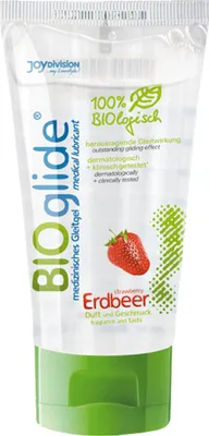 Produktbild von Joydivision Bioglide - Erdbeer-Schmiermittel 80 Ml