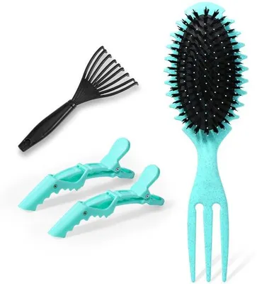 Imagen del producto de Esponja de estilizado con cerdas ergonómicas y suaves, ideal para todo tipo de cabello y tendencias