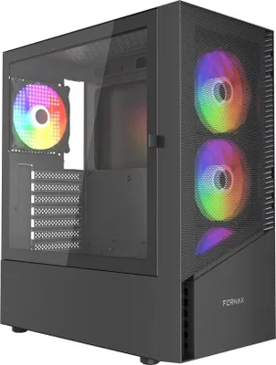 Zdjęcie produktu dla GEMBIRD PC Case Midi Tower Fornax 4300 ATX black