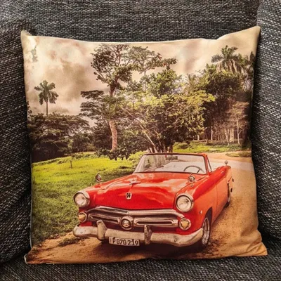 Obrázek produktu pro Povlak na polštář Oldtimer / Karibik – 45 cm x 45 cm