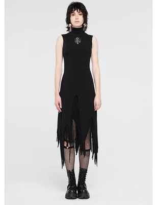 Produktbild von Punk Rave Midi Kleid - Dead Can Dance XL-XXL