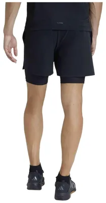 Immagine prodotto di Pantaloncini Adidas, modello "2 in 1", colore nero, taglia uomo