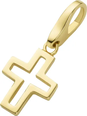 Produktbild von Charm Giorgio Martello Milano Kreuz, Silber 925 Gold Onesize