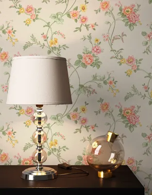Produktbild von NEWROOM Tapete Weiß Vliestapete Blumen - Blumentapete Landhaus Blau Rot Blüten Wiese  Romantisch