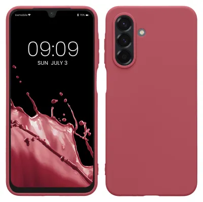 Produktbild von kwmobile Handyhülle für Samsung Galaxy A26 5G Hülle - TPU Case - Kabelloses Laden - Schutzhülle Cover in Dark Rose