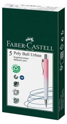 Produktbild von Faber-Castell Poly Ball Urban XB Kugelschreiber Set 5 Stück