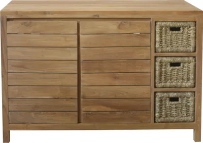 Zdjęcie produktu dla Szafka podumywalkowa Lomma lite drewno tekowe 120 cm