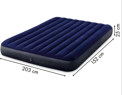 Image de Intex 64759 Classic Downy Airbed 152x203x25 cm