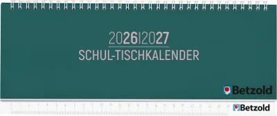 Produktbild von Betzold Schul-Tischkalender, Schuljahr: 2026/2027