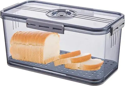Produktbild von Luftdichte Brotbehälter mit abnehmbarer Ablage