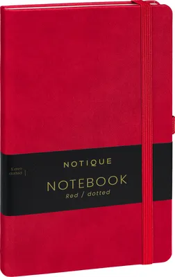 Immagine prodotto di Taccuino rosso, punteggiato, 13 × 21 cm