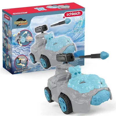 Produktbild von schleich ELDRADOR CREATURES 42669, Ice World, Robots / Mini Creatures, Crashmobil, 7 Jahr(e), Schwarz, Blau, Grau