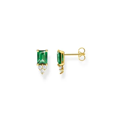Produktbild von Thomas Sabo Ohrstecker H2173-971-6 Silber vergoldet/grün