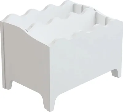 Zdjęcie produktu dla Regał In And OutdoorMatch Rivie - płyta wiórowa - 35x50x33cm - biały