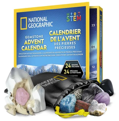 Produktbild von National Geographic Edelstein-Adventskalender 2026 für Kinder 8–12 Jahre