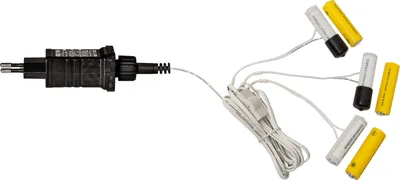 Produktbild von Batterien Eliminator Netzadapter 3-facher Ersatz für 2xAA AA