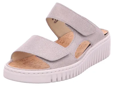 Produktbild von Waldläufer Damen Pantoletten H-Willow 52820-5, 52820-5.5, 52820-6, 52820-6.5, 52820-7, 52820-7.5, 52820-8 WDL-955502-127 grau 7.5