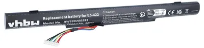 Produktbild von vhbw Akku kompatibel mit Acer Aspire ES1-422-256J, F5-571-50RK, F5-571G-P8PJ, F5-571G-384P, F5-571G-504H Notebook (2600 mAh, 14,8 V, Li-Ion)
