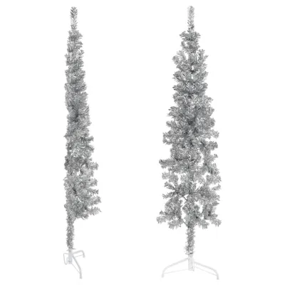 Image de Maison Exclusive - Support d'arbre de Noël artificiel, design élégant, argenté, 180 cm