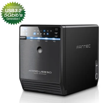 Obrázok produktu pre FANTEC QB-35US3R - Pole pevných diskov - 4 pozície (SATA-300)