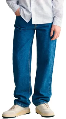 Produktbild von GANT Jungen Relaxed Jeans, Semi Light Blue, 146 EU
