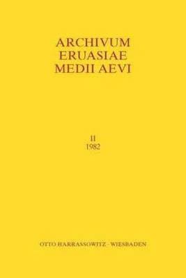 Produktbild von Archivum Eurasiae Medii Aevi II (1982)