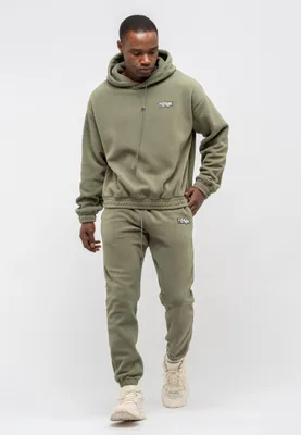 Produktbild von Tom Barron Trainingsanzug Tom Barron Tracksuit With Fleece Fabric Patch Logo