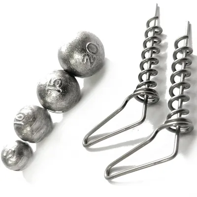 Produktbild von Pikecraft The System S-Screw Set Light 2xS-Screw & Blei 5/10/15/20g  Rig Zubehör